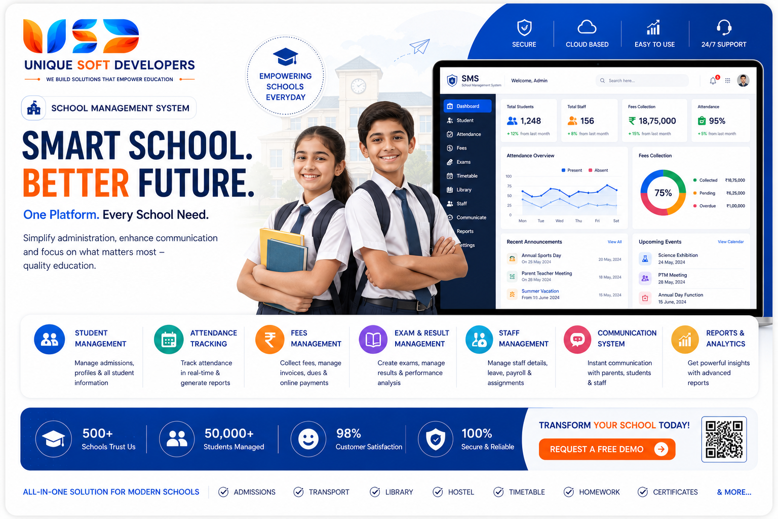 School Management Website